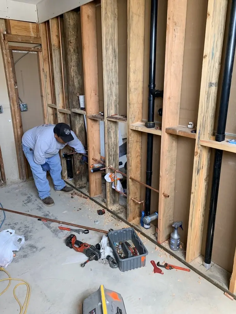 Commercial rough-in plumbing for Gas Line Repair in Denneys Delight